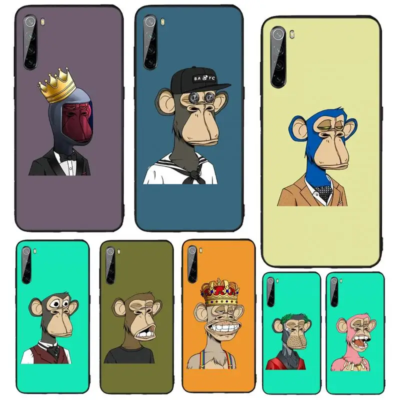 

Uncle Monkey Head Phone Case For Xiaomi Redmi 10 10x Note 9 9T 9A 9S 7 8 9se 7a 8a 8t Pro Max K20 30 Pro Funda
