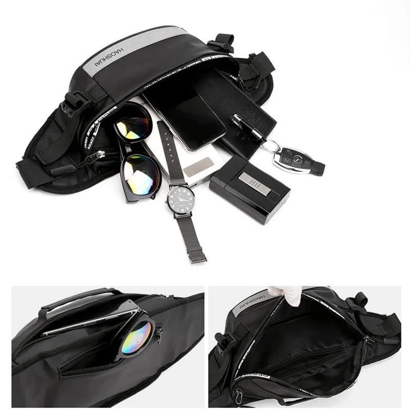 Водонепроницаемые уличные забавные сумки через плечо Женская поясная сумка