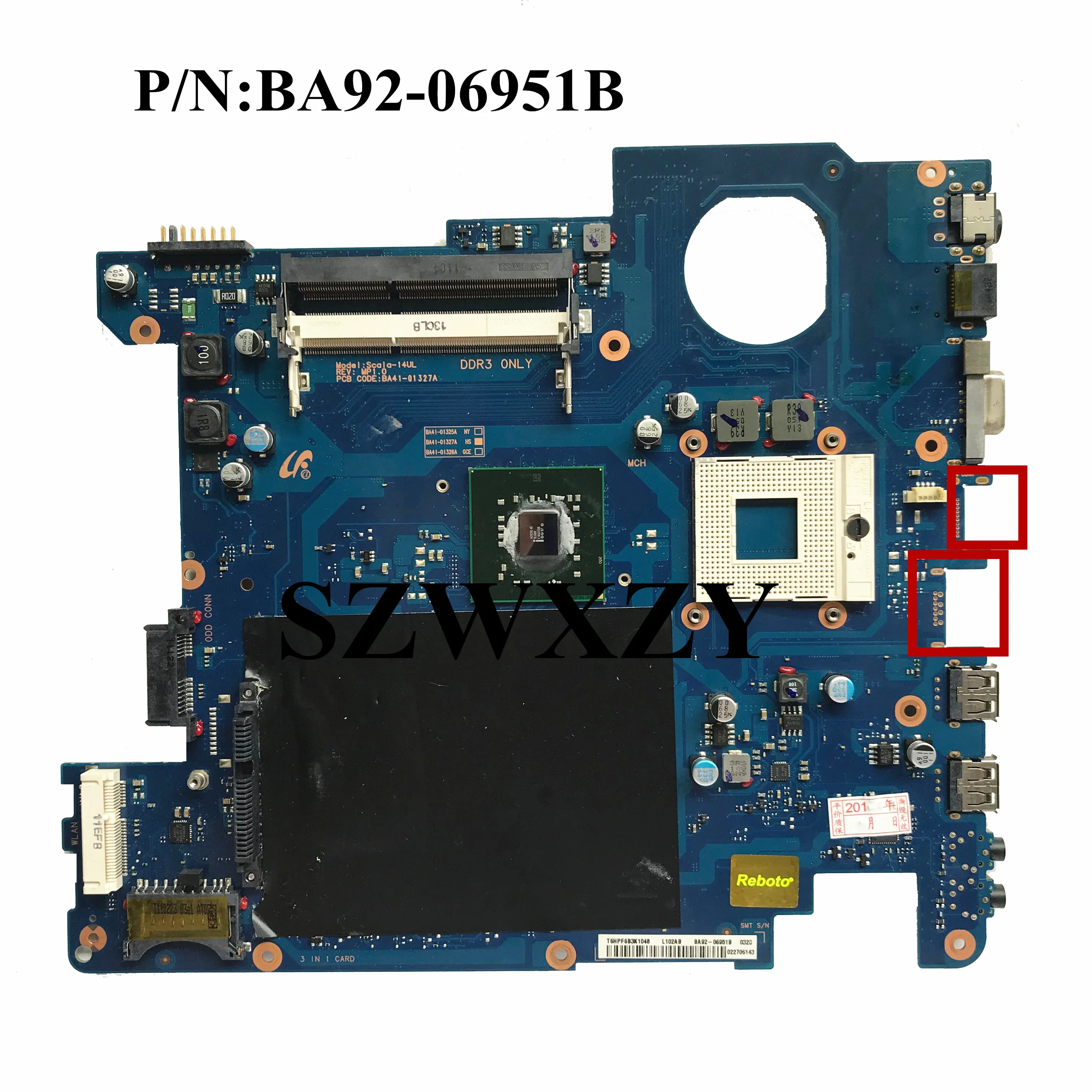 Отлично подходит для материнской платы ноутбука samsung RV410 DDR3 BA92-06951A BA41-01327A 100%