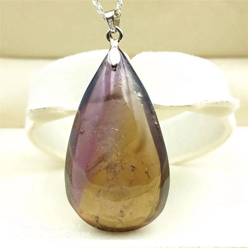 Высокое качество природный Аметрин Кварц фиолетовый желтый драгоценный камень