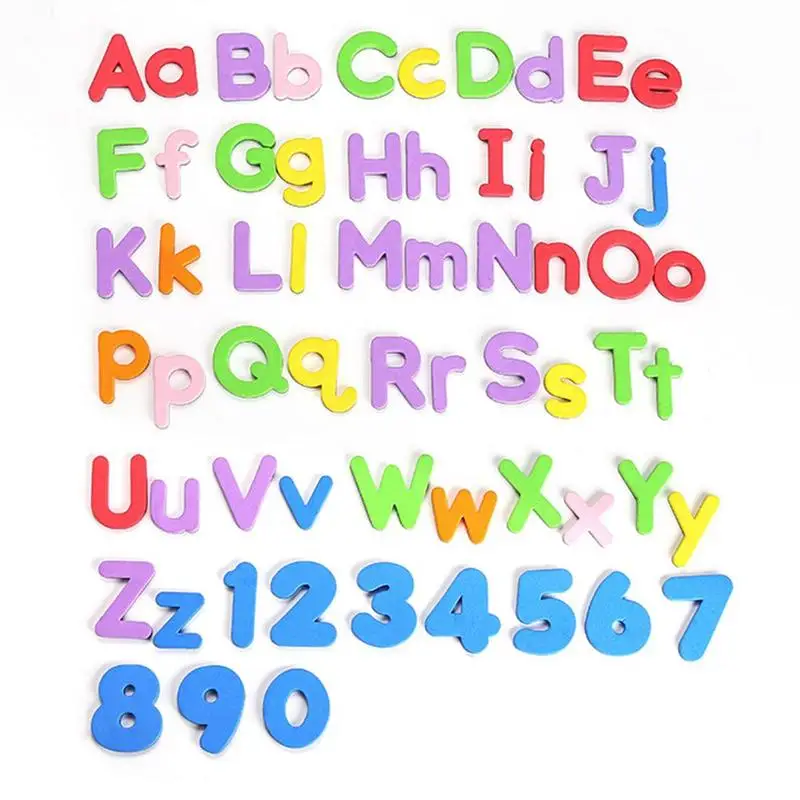Магнитные буквы верхний корпус Lowercase пена Алфавит ABC магниты для холодильника