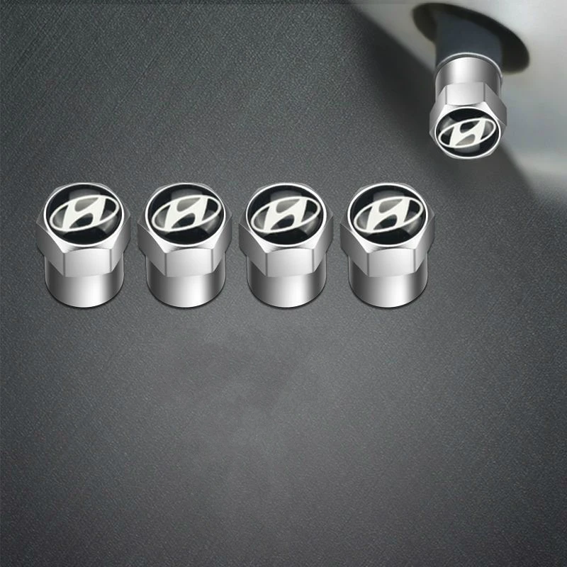 4 шт. Авто клапан для шин кепки стикеры пылезащитный колпачок шины Hyundai i30 tucson