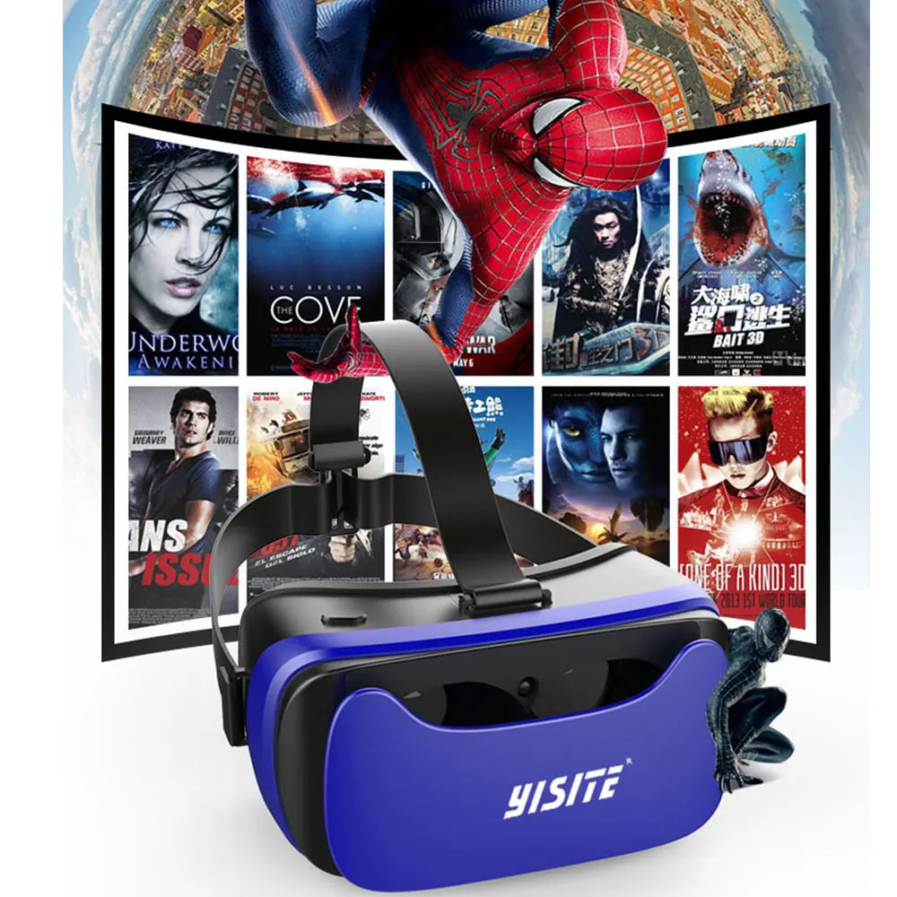 2020 Очки виртуальной реальности VR Headest 3D гарнитура для видеофильмов игр