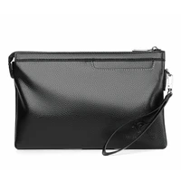 mens day clutch envelop bag ipad case bag male business travel bag multi functional mans bag black