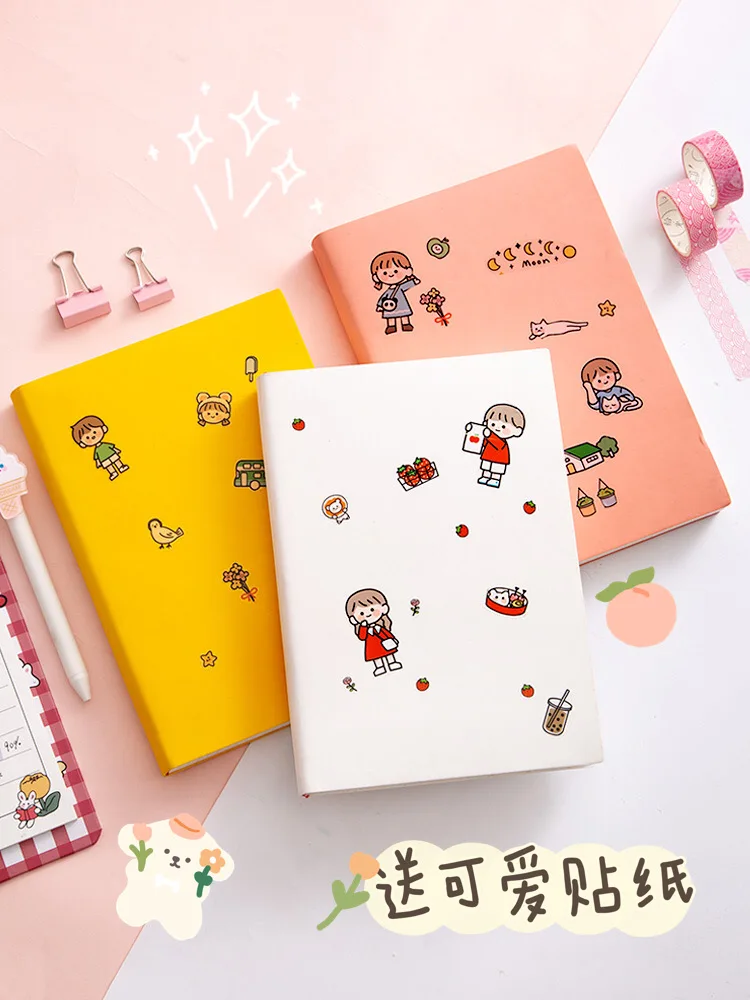 Справочник простой толстый фотоальбом с милыми наклейками дневник записная