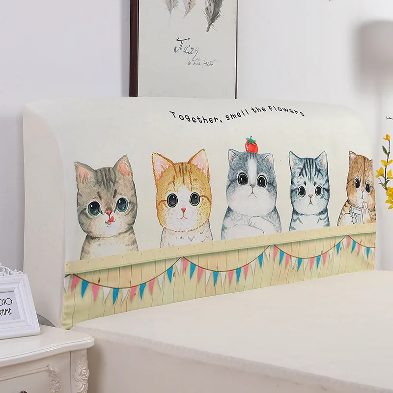 120 220 см простой мультяшный чехол для головы кровати Полностью закрытый