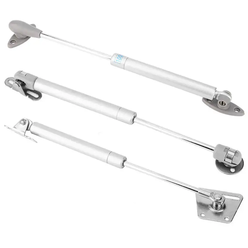 

2PCS 100N Furniture Cabinet Flap-Up Door Gas Spring Strut Pneumatic Lift Support Rod 3Fine Mounting Plastic/Olive/Iron Head