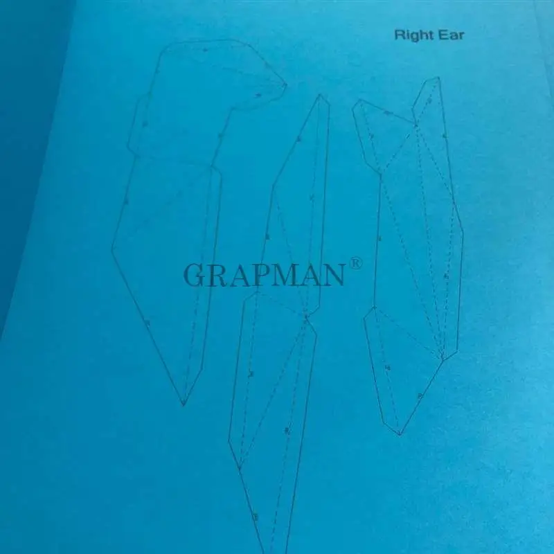 Слон настенная 3D бумажная модель DIY Бумажная ручной работы игрушки|Картонные