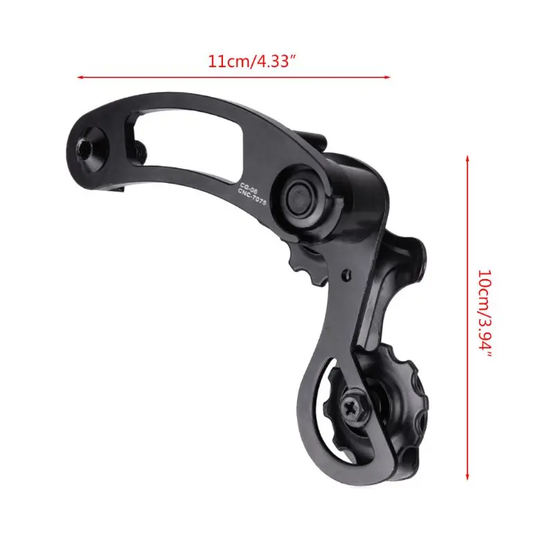 

Bicycle Aluminum Chain Tensioner Adjustable Pulley Jockey Wheel Single Speed G99D