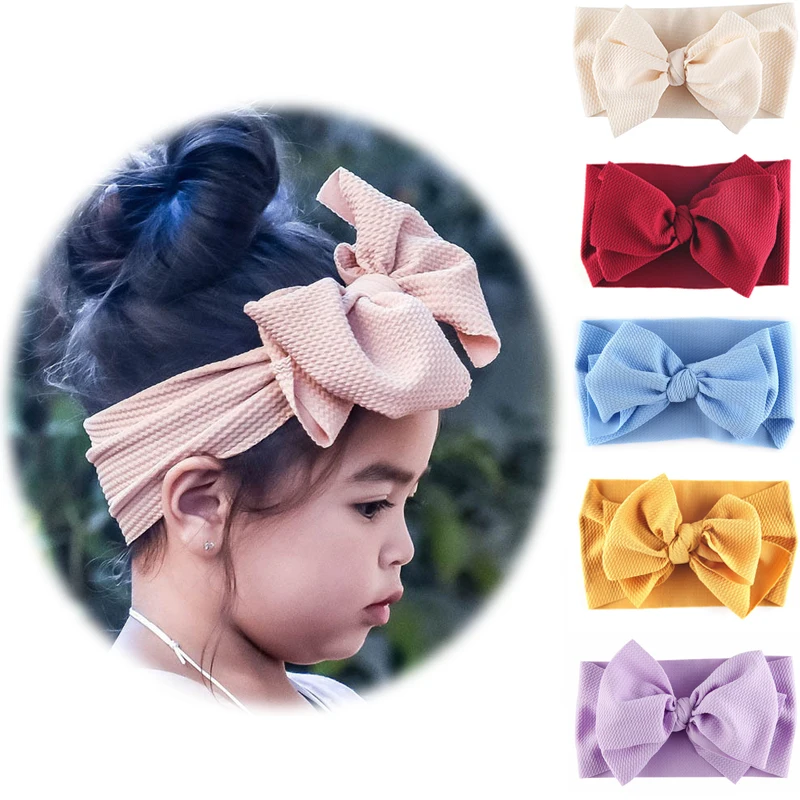 

2pcs baby headband Hair Accessories fashion baby Girls Hairband Baby Elastic Haarband For Makeup Turban baby Headwear