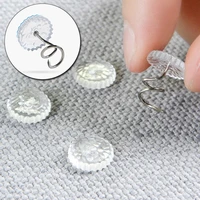 20pcs bed sheet clip fixer transparent twist nail sofa cushion blankets cover grippers holder fixing slip resistant for home