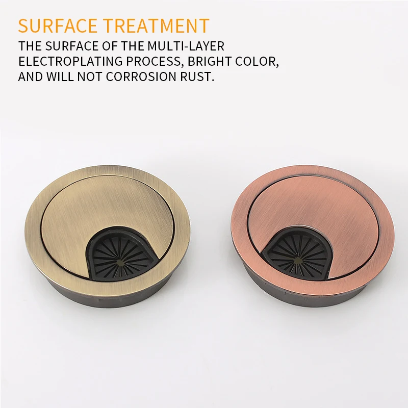 Оцинкованный сплав настольный провод крышка отверстия основание компьютера