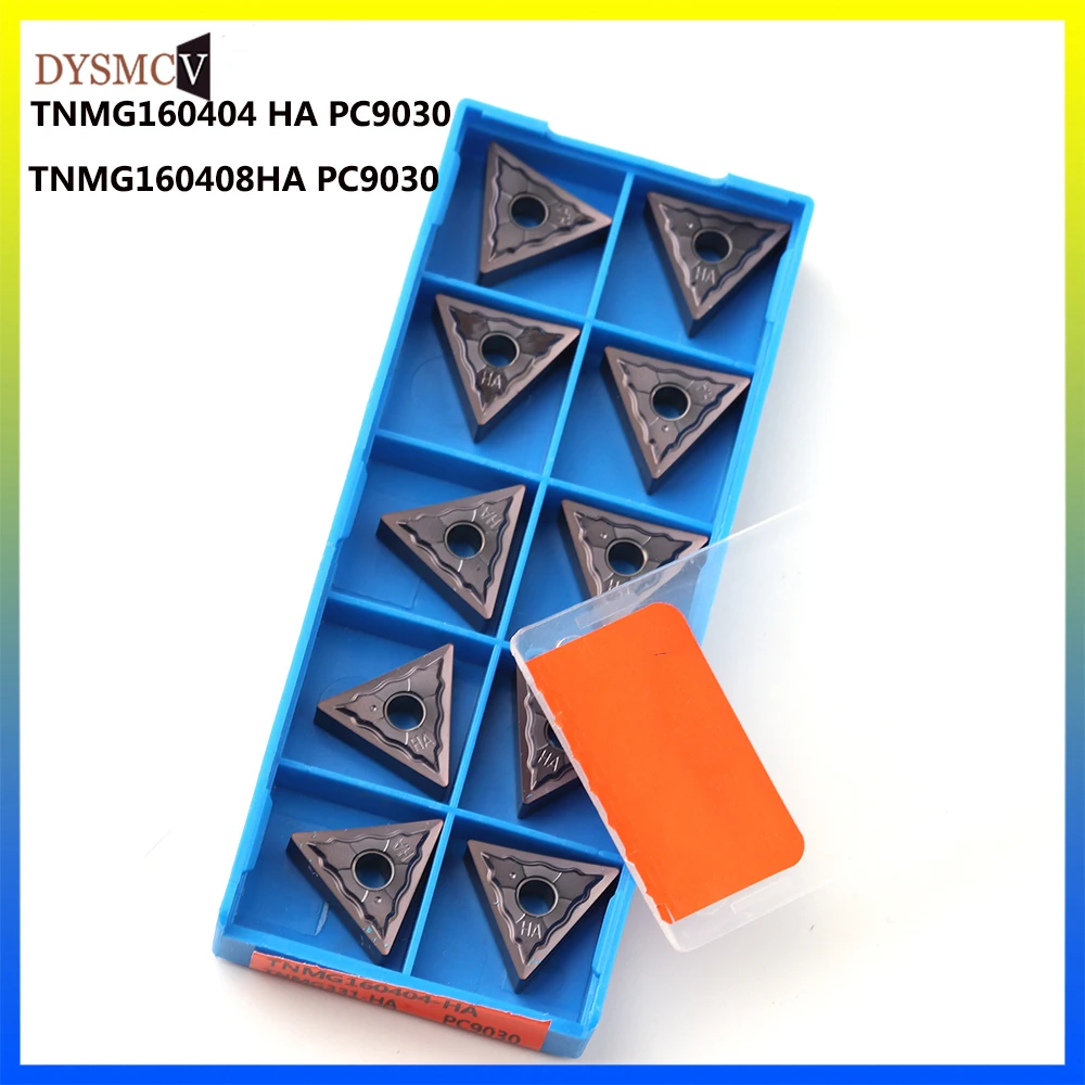 

100% original TNMG160404 TNMG160408 HA PC9030 external turning tool carbide blade for TNMG 160404/08 lathe tools