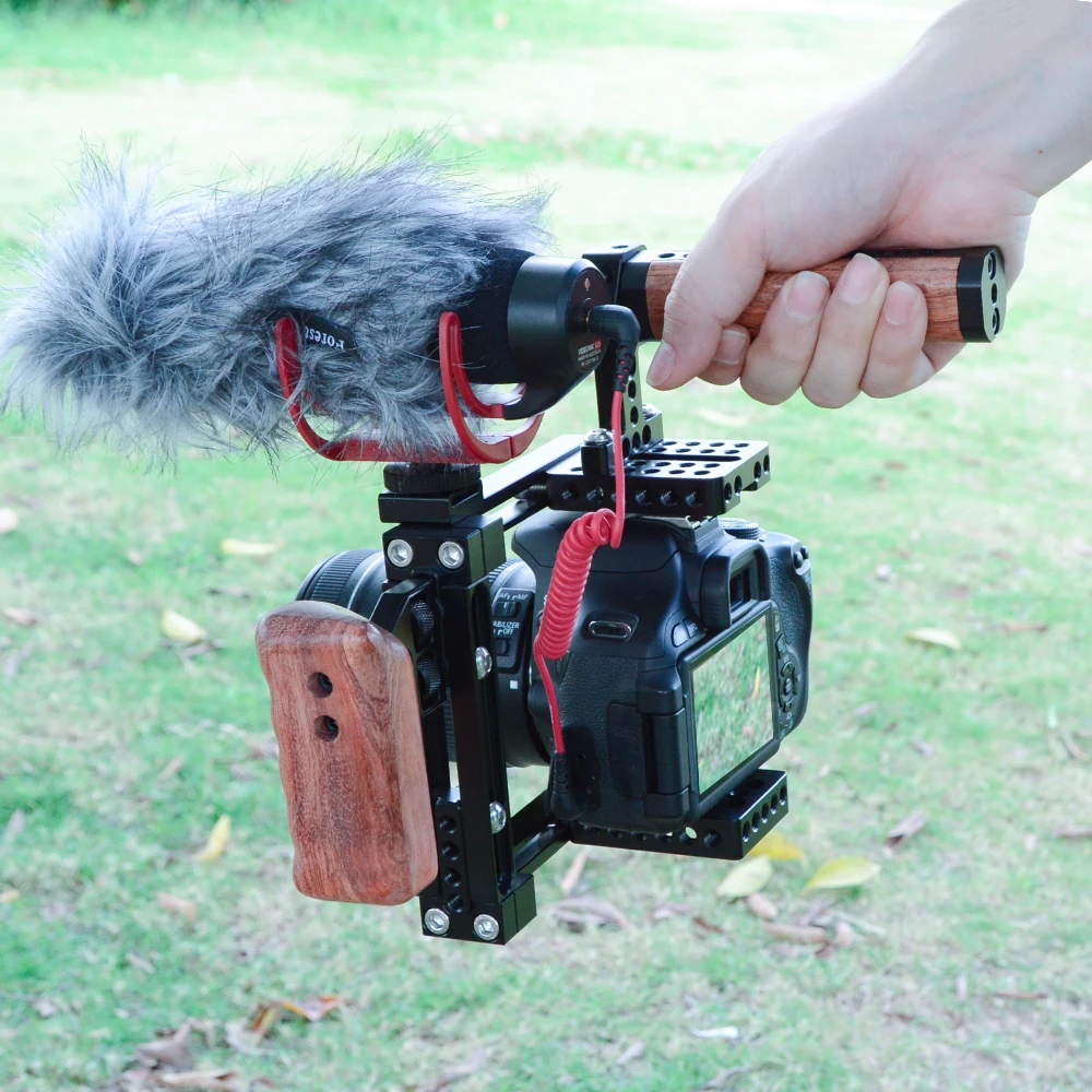 Камера CAMVATE Rig для Canon 70D/80D/90D/5D Mark II/5D III/5D IV/ Nikon D7100/D7200/D300S/a58/A99/a7/a7II/GH5/GH4|Аксессуары