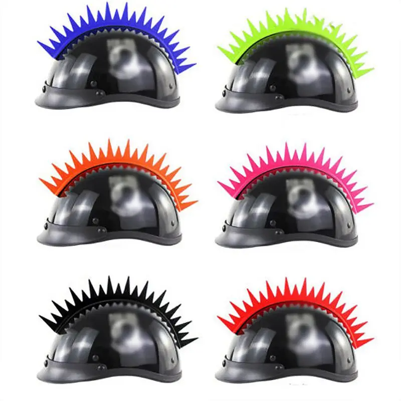 Неправильный пильный диск Talon Fire стиль мотоциклетного шлема стикер черный синий