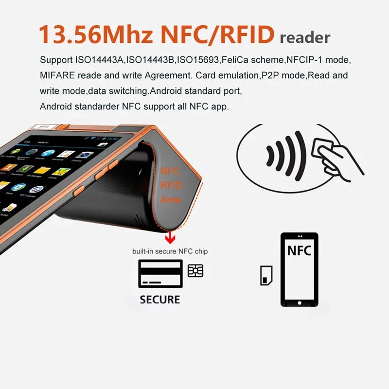 3g двойной экран все в одном оплата Android POS терминал с