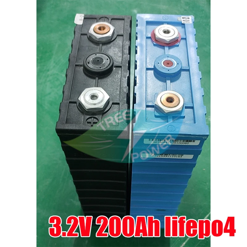 

4pcs/lot Lifepo4 200Ah Recargable Battery Pack 3.2V Grade A Lithium Iron Phosphate Prismatic New Solar Cells EU US TAX FREE