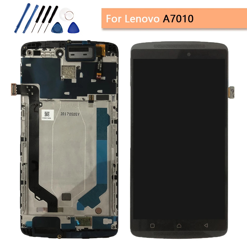 5 дюймов для Lenovo Vibe K4 Note A7010 ЖК дисплей кодирующий преобразователь сенсорного
