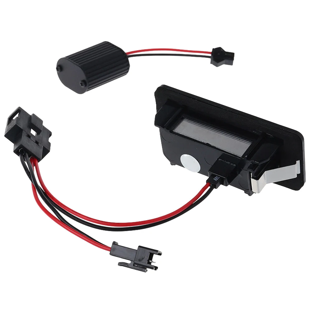 

2 Pcs LED License Plate Lights With Decoder for Audi A4 B8 A6 S5 Q5
