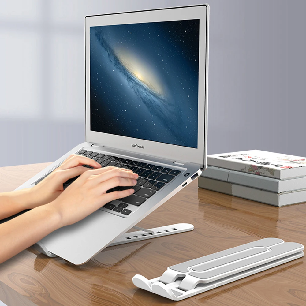 Регулируемая Складная подставка для ноутбука Macbook lenovo Dell HP ASUS портативный