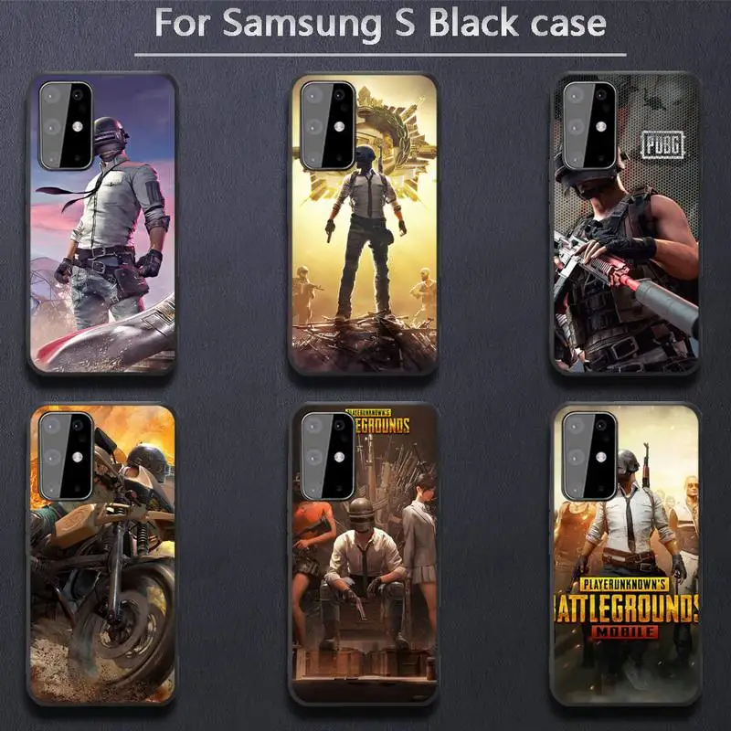 Popular game PUBG Phone Case for Samsung S20 plus Ultra S6 S7 edge S8 S9 S21 S30plus ultra plus S21/S30 S10-5G lite 2020 S10E