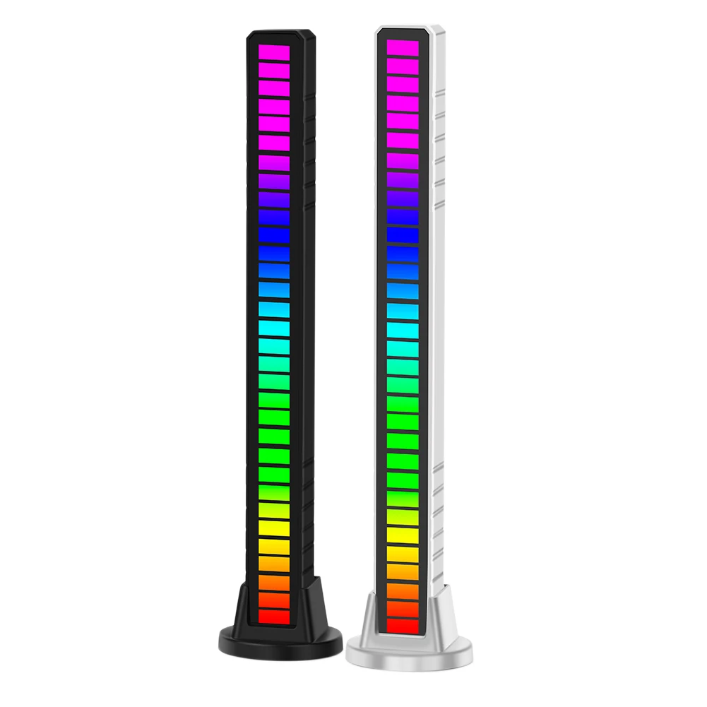 

Цветная светодиодная трубка RGB 3D с голосовой активацией, музыкальная полоса с подсветильник кой, лампа для создания окружающей атмосферы, д...