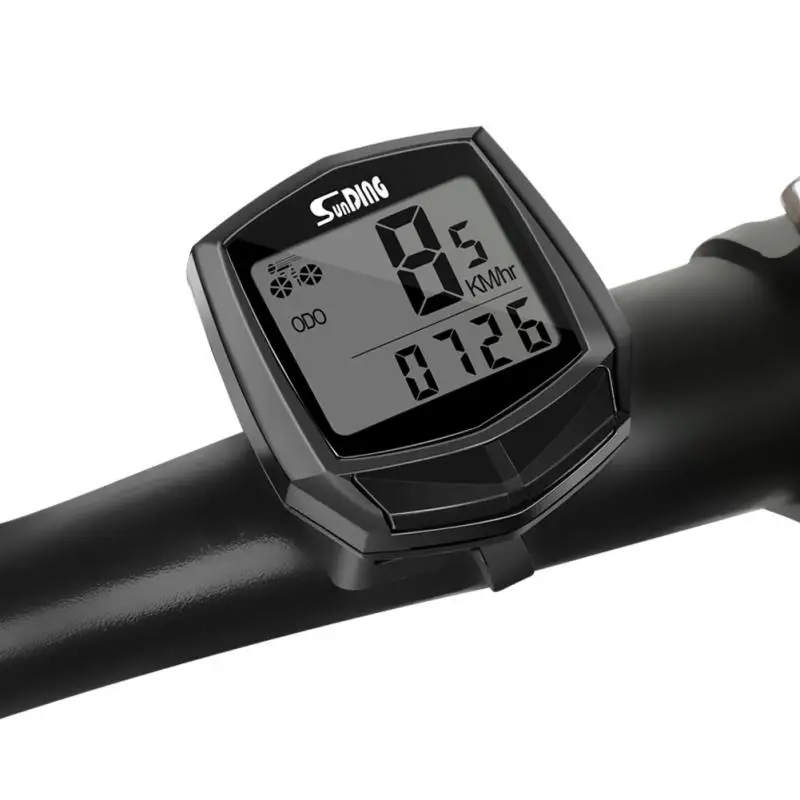 

SUNDING Wired Bike Speedometer Odometer Waterproof Bicycle Speedometer Cycling Speed Counter Code Table Bicycle Accessories