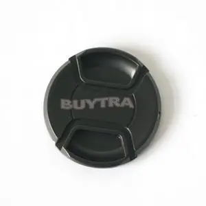 Черная крышка объектива 67 мм с центральным зажимом защелкивающаяся передняя для
