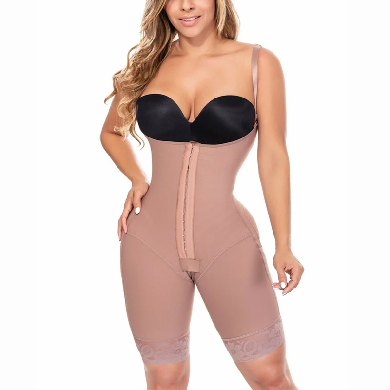 

Waist Trainer Body Shaper BBL Faja Colombiana Mujer Strip Tummy Control Shapewear Slimming Cinta Modeladora Shaping Bodysuit