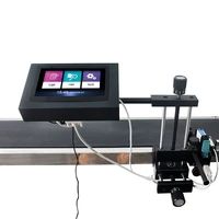 easy setting continuous online automatic inkjet printer date and batch ink jet coding machine with conveyor belt