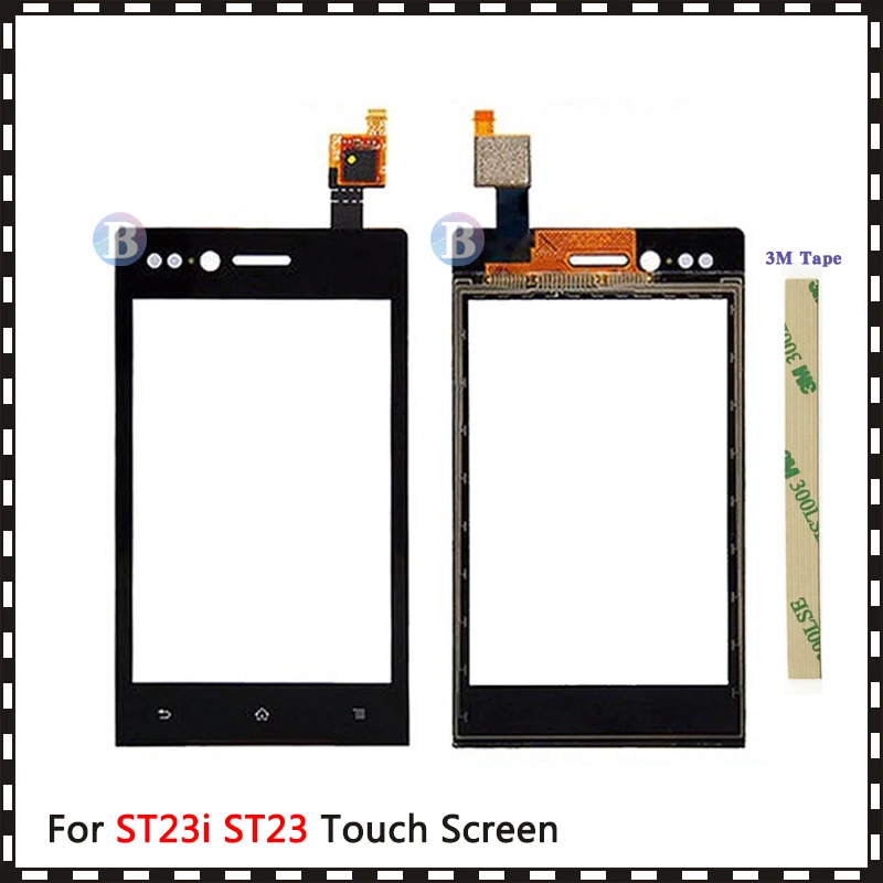 Высокое качество 3 5 &quotдля Sony Xperia Miro ST23i ST23 сенсорный экран дигитайзер переднее