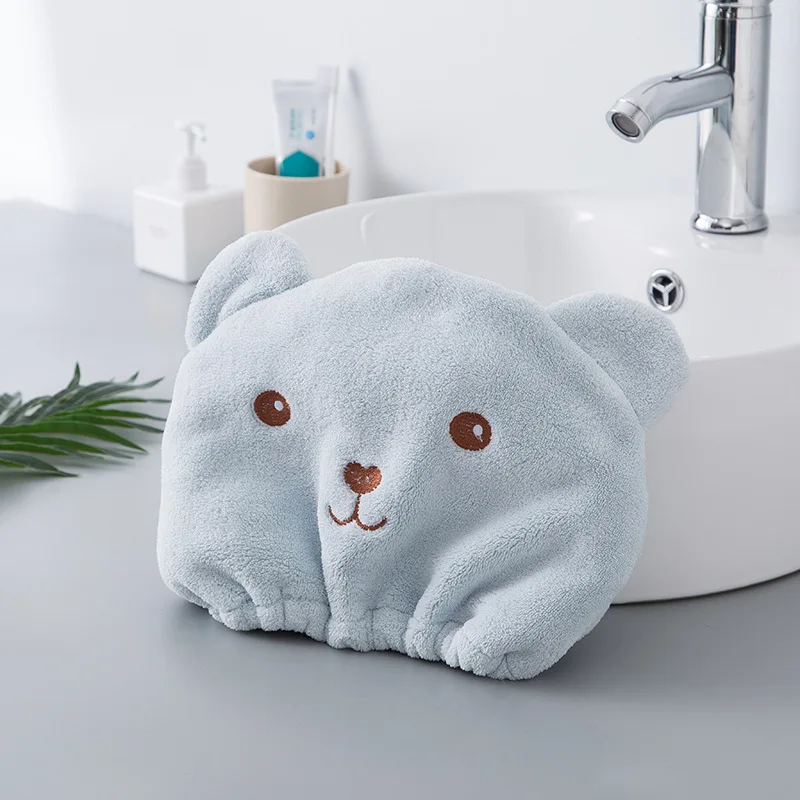 Микрофибра банное полотенце для волос быстросохнущее дамское Мягкая шапочка