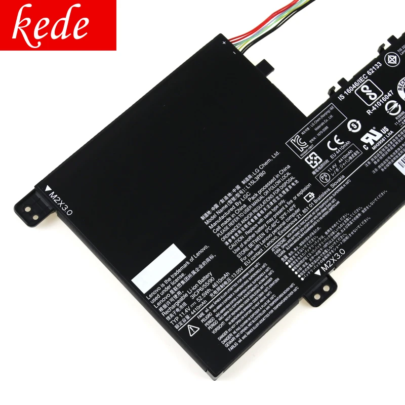 Оригинальный аккумулятор kede L15L3PB0 для ноутбука Flex 3 1470 1570 4 Yoga 500 15 ISK Edge 2