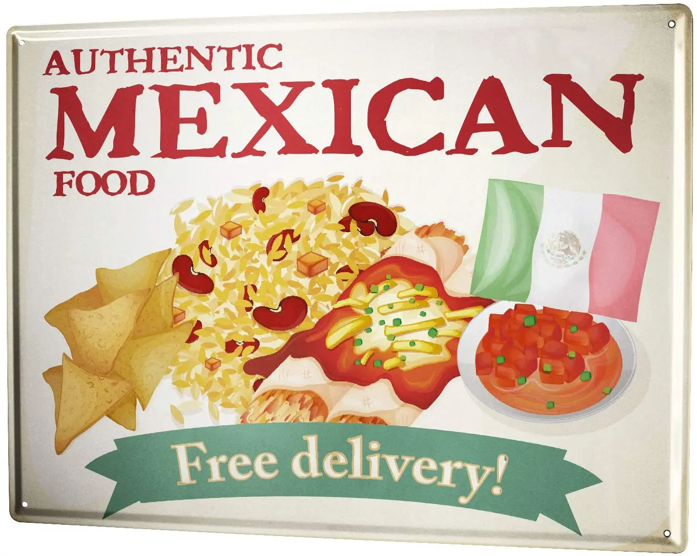 

LEotiE SINCE 2004 tin Sign Nostalgia Fun Mexican Food