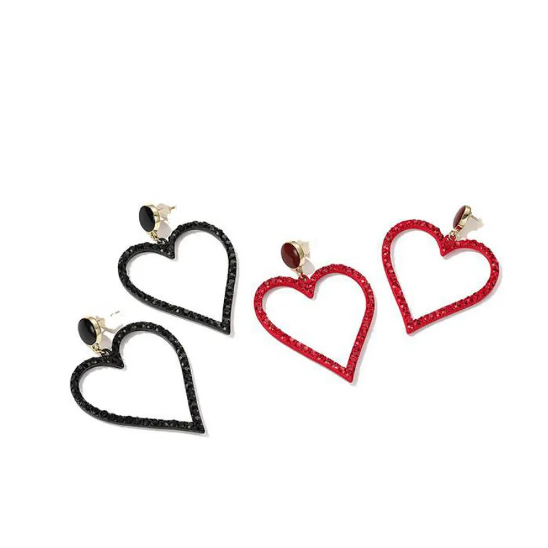 

Elegant Jewelry for Women Creative Heart Drop Earrings 2021
