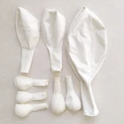 Белые латексные воздушные шары 2-36 дюймов, украшение для дня рождения, Дня Святого Валентина, свадьбы, надувной Гелиевый шар