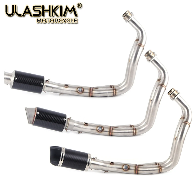 E Mark MT07 FZ07 выхлопная система мотоцикла для Yamaha MT 07 FZ Tracer 2014 2020 с глушителем XSR700 2016
