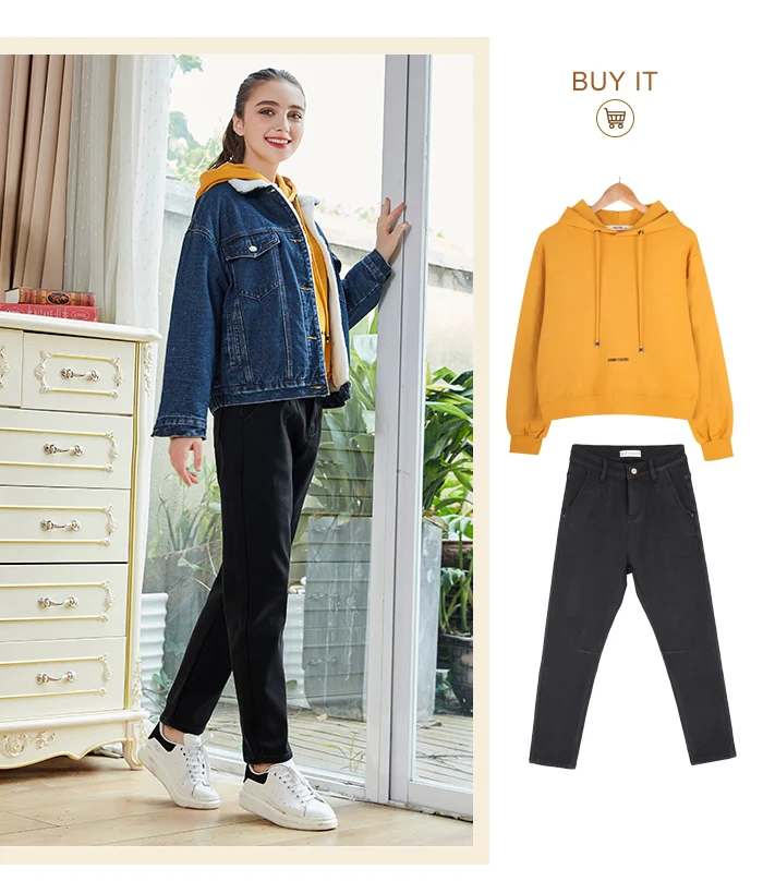 Женская теплая джинсовая куртка LEIJIJEANS, повседневная куртка из денима с начесом, новая модель 9250R большого размера на зиму