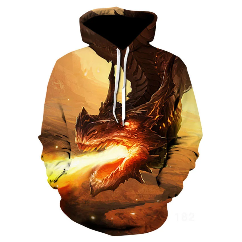 Европейская и американская Весенняя модная Толстовка Черная пантера 3D цифровая