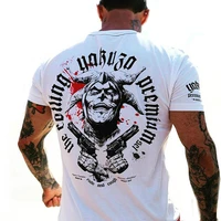 2021 summer mens t shirt white 3d printing skull loose personality large size quick drying breathable short sleeve shirt