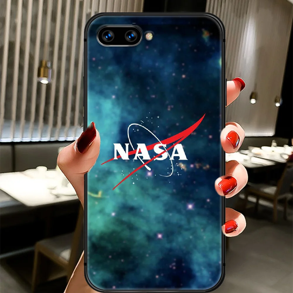 

American Space Nasaes Sign Phone Case Cover Hull For HUAWEI Honor 8 8c 8a 8x 9 9a 9x V10 MATE 10 20 I Lite Pro black Back Pretty
