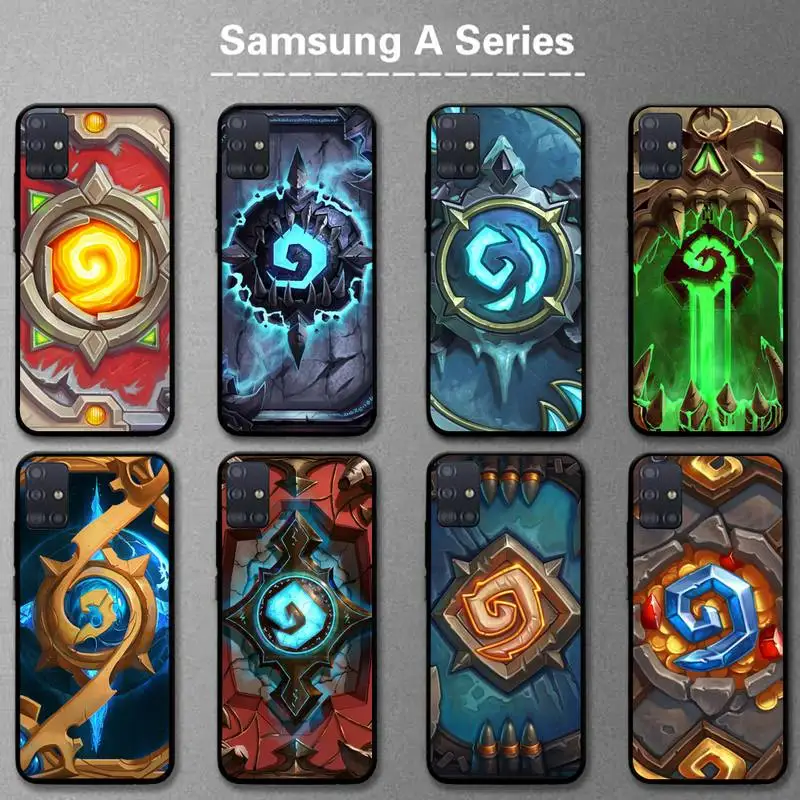 

Hearthstone card Phone Case For Samsung A6 A7 A8 A10 A11 A20 A21 A30 A31 A40 A50 A70 A80 A91 Plus S E Cover