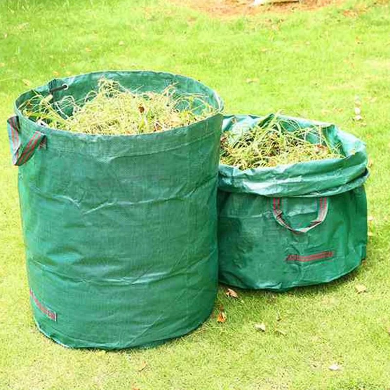 

Pack of 3 Large 300L PROFESSIONAL Garden Waste Bags Lawn Pool Garden Leaf Waste Bag