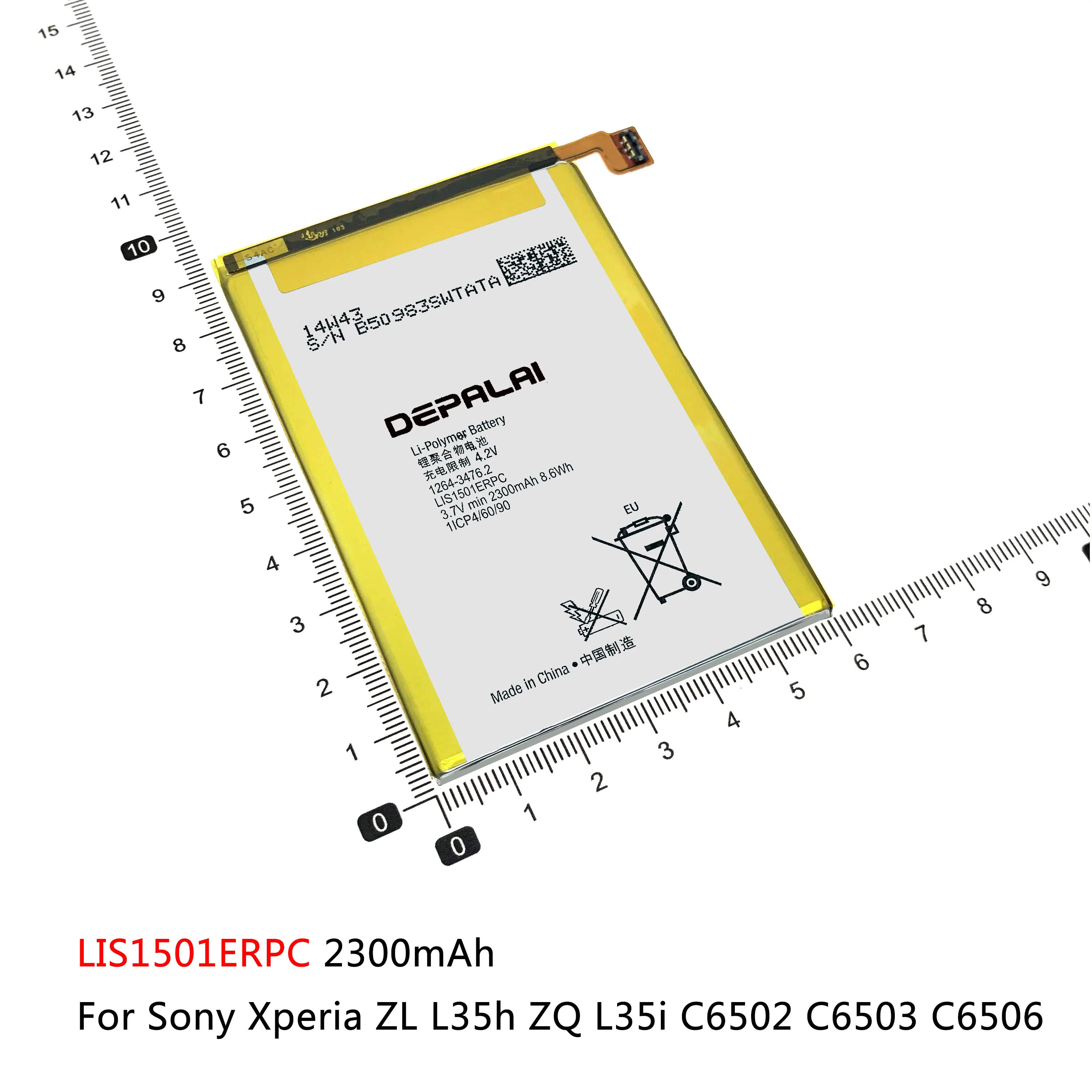 Аккумулятор LIS1546ERPC LIS1501ERPC LIS1502ERPC для Sony Xperia C3 T3 S55T S55U ZL L35h ZQ L35 C6502 Z L36h C6602 C6603 S39H |