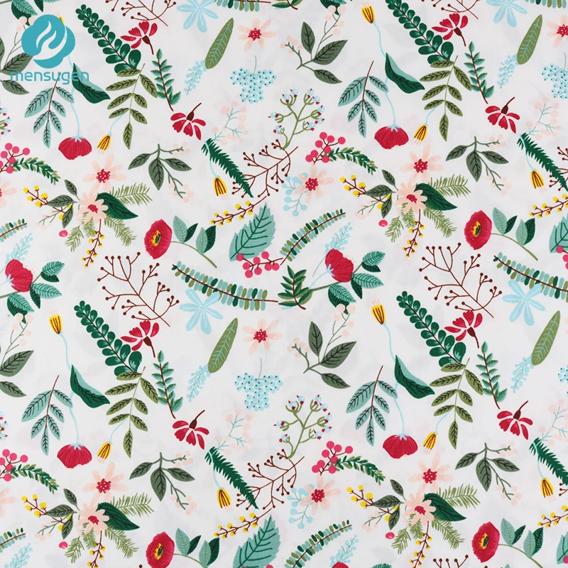 Тканевые метры хлопковая ткань с цветочным принтом для платьев детская одежда