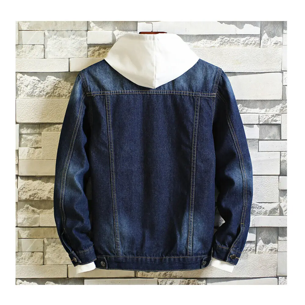 

Men Boy Jean Denim Jacket Outerwear Coat Ripped Bomber Biker Long Pants Trousers Set Lips Blue Black Autumn Spring Wear