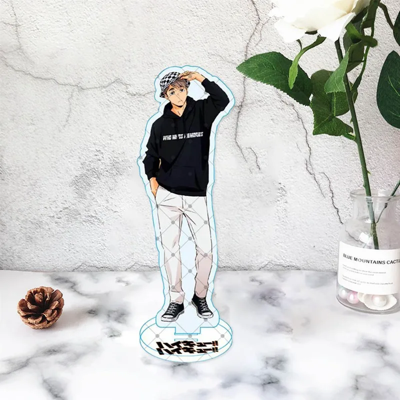

Anime Haikyuu!! 15cm Acrylic Desk Stand Figures Models Plate Holder Fans Gifts Comic Exhibition Activities Decor