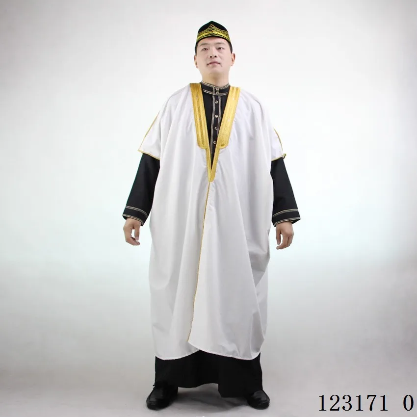 Мужская одежда jubba thobe abaya мусульманская традиционная исламская одежда Саудовская Аравия Homme Пальто платье Дубай Кафтан платье Национальный костюм