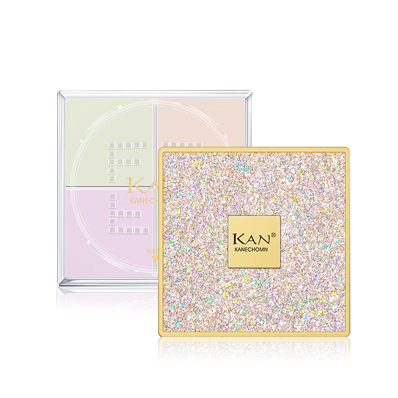 

KAN Loose Powder Oil Control Face Makeup Highlighter Mineral Smooth Translucent Setting Powder Long Lasting Cosmetic