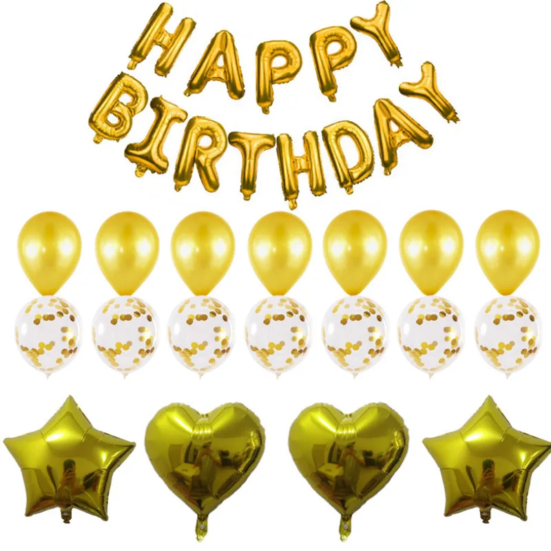 Вечерние шары фестивалей днем рождения письмо воздушный шар для первого дня